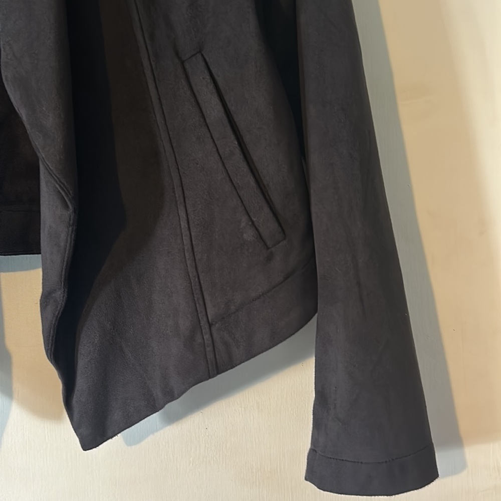 Microsuede Cropped Lightweight Jacket - image 2